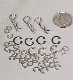 Traxxas 1633 E-Clip/C-Clip/Snap R Ring (40) 1