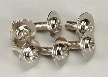 Traxxas 3185X Screws 3X8mm Washerhead Machine (6) 1