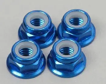 Traxxas 4147X Nuts 5Mm Flanges Alum Blue Tmx 2.5 (4) 1