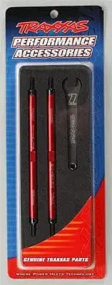 Traxxas 5338R Tubes Lghtwght Alum Red Turnbuckle 1