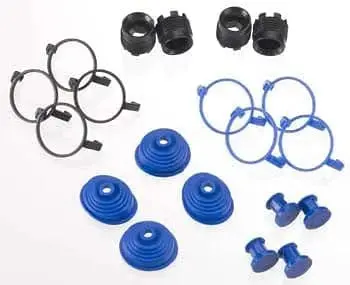 Traxxas 5378X Pivot Ball Caps (4) Dust Boots Rubber (4) 1