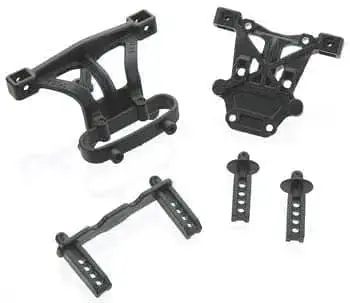 Traxxas 7015 Body Mounts/Body Posts Fr & Re 1