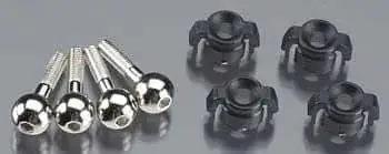 Traxxas 7033 Pivot Balls/Caps Vxl (4) 1