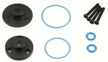 Traxxas 7080 Cover Plates/Diff/Gaskets Vxl 1