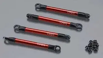 Traxxas 7118X Push Rods Alum Red Anodized Vxl (4) 1