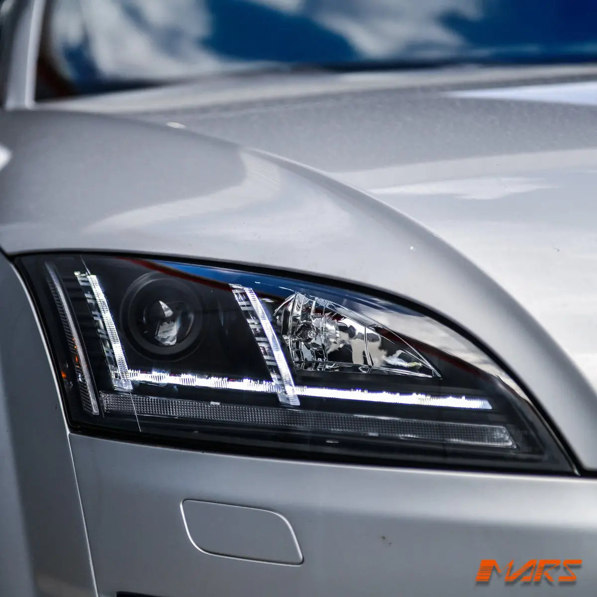 (Replace Stock Halogen Model) 3D Drl Led Projector Head Lights With Sequential Indicator For Audi Tt 8J 2006-2014 1