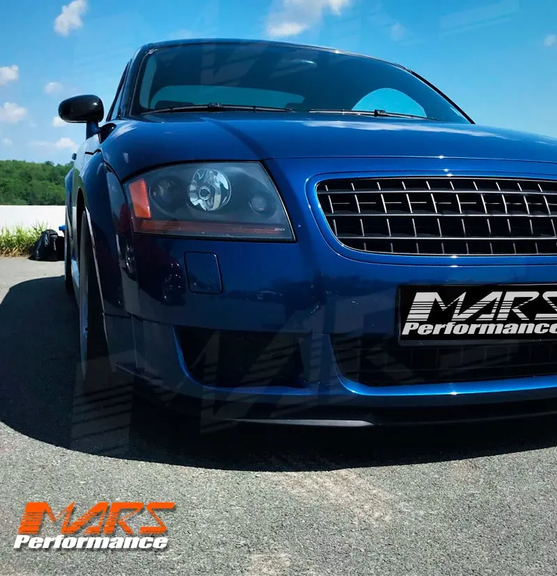 Billet Non Badge Quattro Style Front Bumper Bar Grill Grille For Audi Tt 8N 1999-2006 1