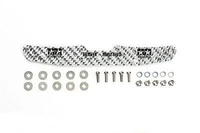 Tamiya 95261 Jr Multi Roller Setting Stay - Hg Carbon Fine Silver (3Mm) 1