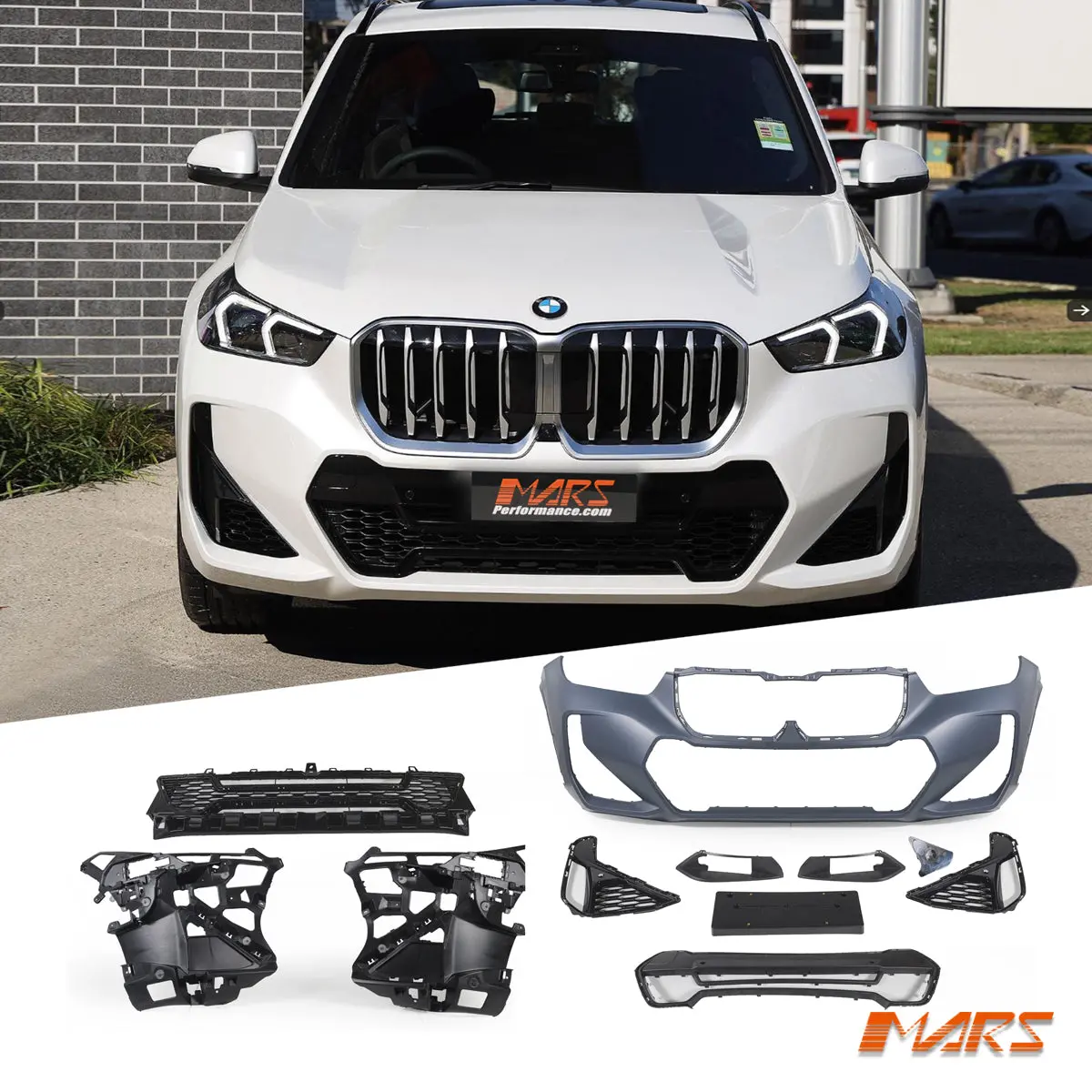 M Sport Style Front Bumper Bar Bodykit For Bmw U11 X1 & Ix1 2022-2025 1