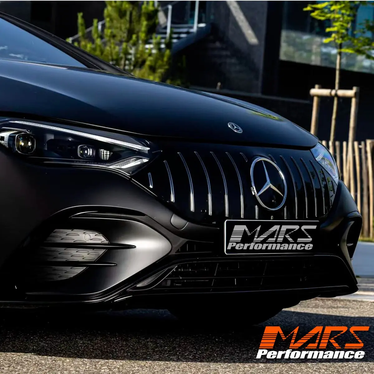 Chrome Black Front Grille Grill Bodykit For Mercedes-Benz Eqe-Class V295 & Eqe53 Amg 2023 2024 1