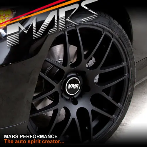 Vmr V718 18 Inch Matt Black Concave Alloy Wheels Rims 1
