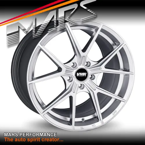 Vmr V804 Flow-Formed 19 Inch Hyper Silver Stag Concave Alloy Wheels Rims 5X114.3 1