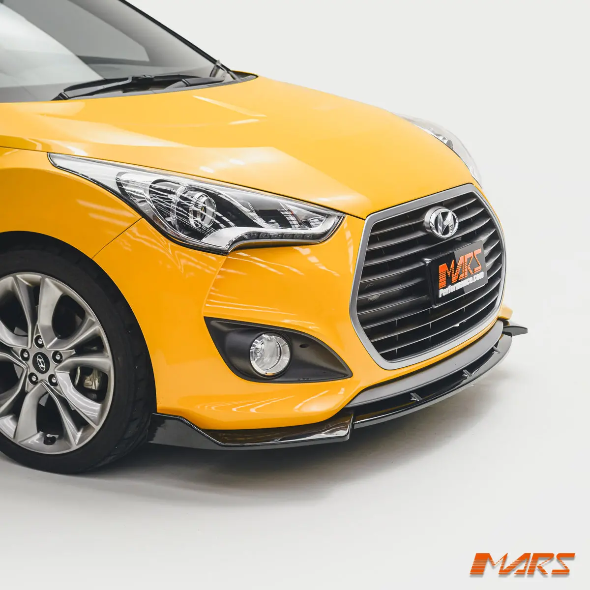 Floaro Gloss Black Front Bumper Bar Lower Lip Spoiler With Winglets Bodykit For Hyundai Veloster Sr Turbo 2013-2017 1