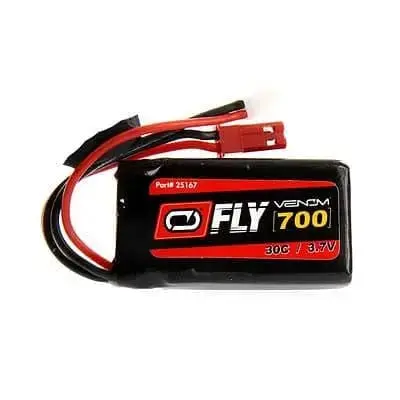 Venom 25167 Lipo 1S 3.7V 700Mah 30C Mini Losi/Jst Fly 1