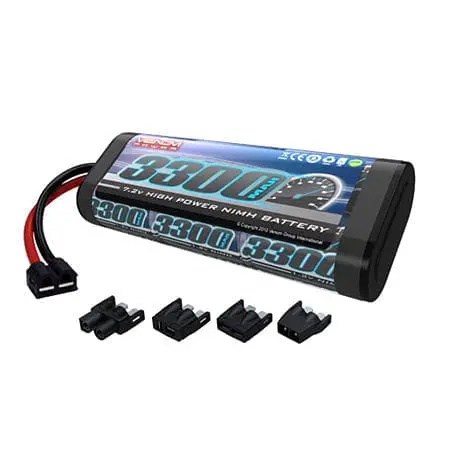 Venom 1540 6-Cell 7.2V 3300Mah Nimh Flat Battery: Uni Plug 1