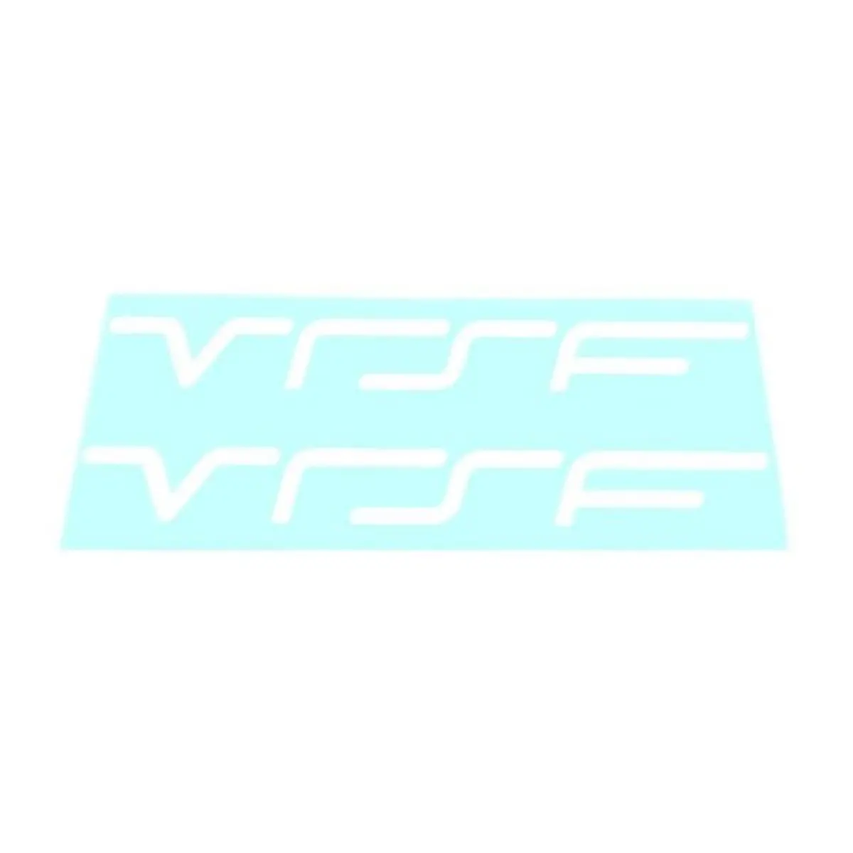 Vrsf 7" White Window Logo Decals 1