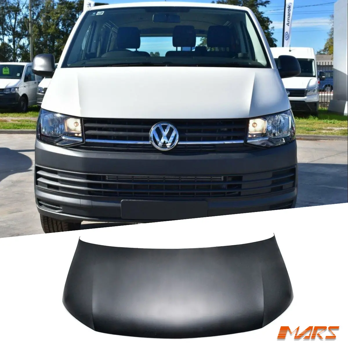 Metal Hood Bonnet For Volkswagen Vw Transporter & Multivan T6 2015-2019 & T6.1 2020-2024 1
