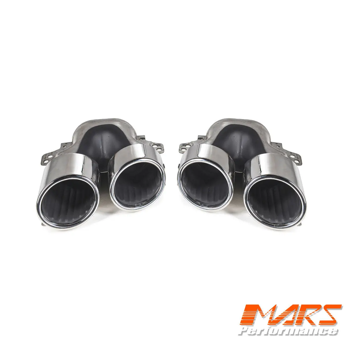 Silver Replacement Exhaust Muffler Tips For Mercedes Benz Amg W177 V177 A45 & W118 C118 Cla45 & X247 Glb45 & H247 Gla45 1