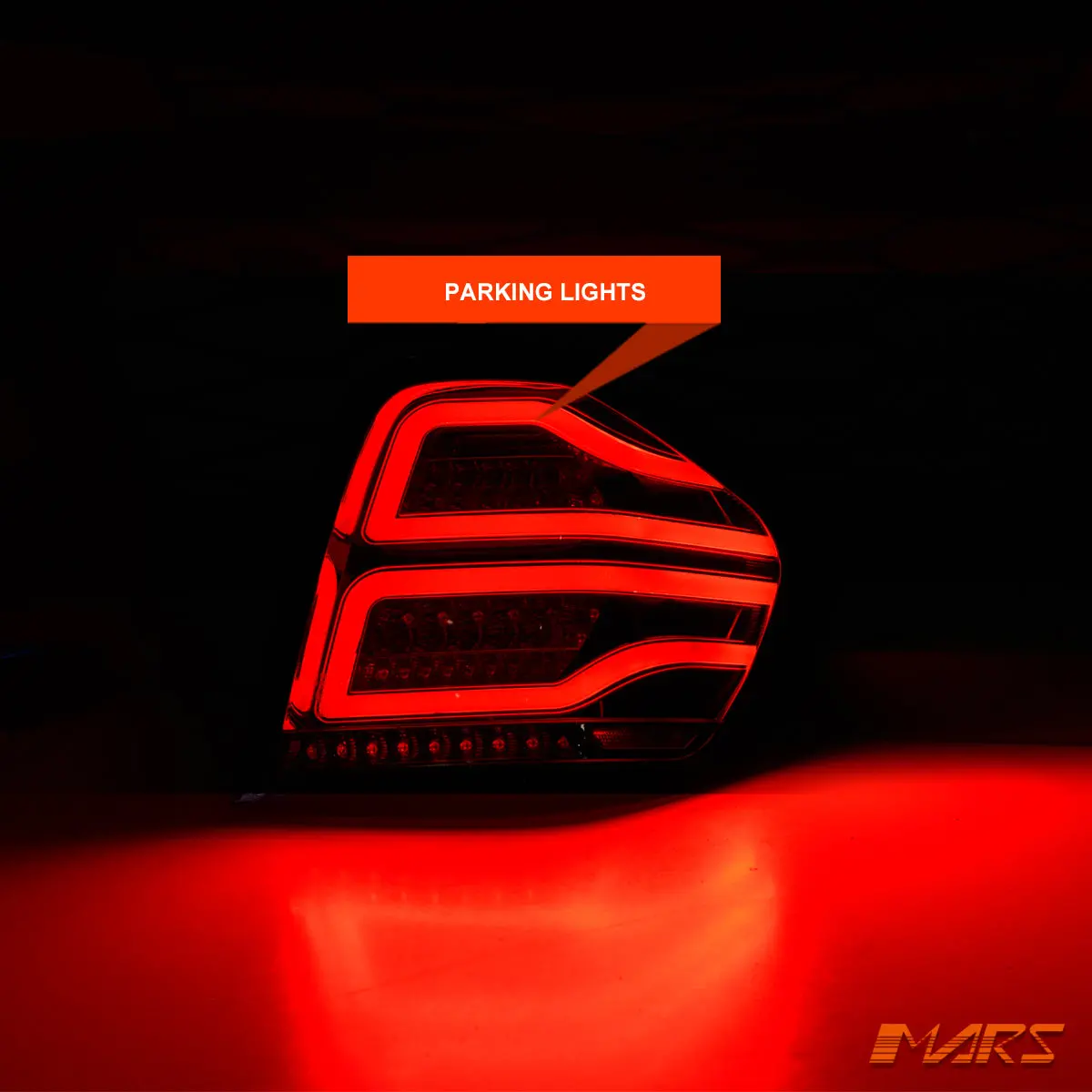Smoked Red Full Led Tail Lights For Mercedes-Benz Ml-Class W164 2006-2008 & Ml63 Amg 2