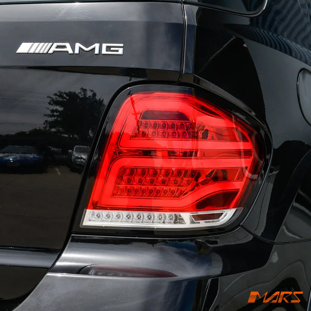 Clear Red Full Led Tail Lights For Mercedes-Benz Ml-Class W164 2009-2011 & Ml63 Amg 1