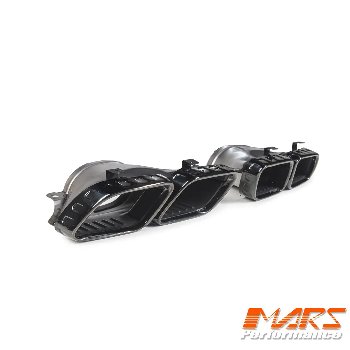 Gloss Black Amg Style Exhaust Muffler Tips For Mercedes-Benz W167 V167 C167 Gle63 / X167 Gls63 / W223 S63 1