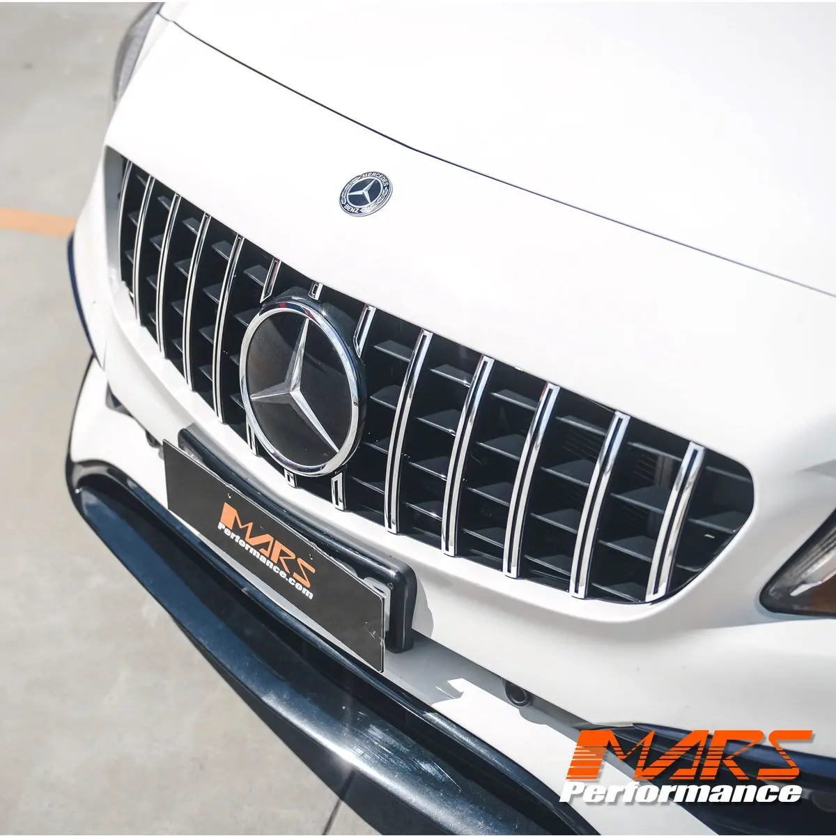 Panamericana Front Bumper Bar Grille Grill Bodykit For Mercedes-Benz A-Class W176 2016-2018 & A45 Amg 1