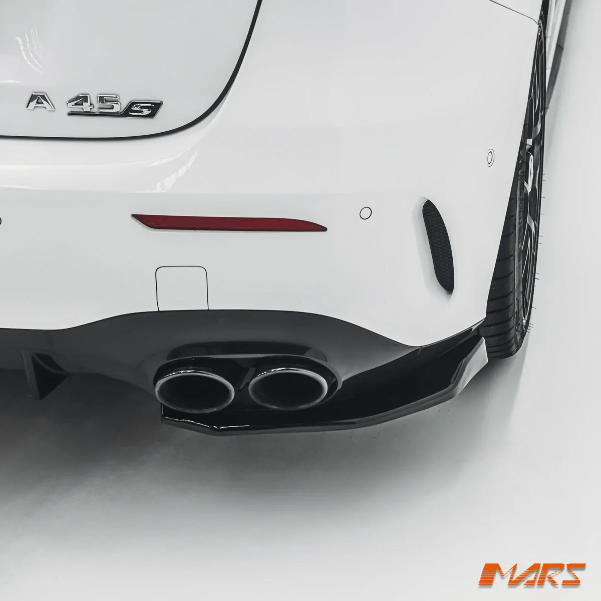 Floaro Gloss Black Rear Bumper Lower Lip Splitters Bodykit For Mercedes-Benz A-Class W177 A35 A45 Amg Hatch 2018-2026 2