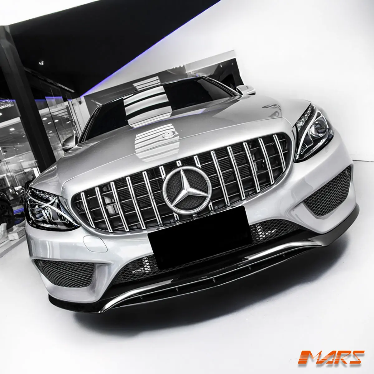 Amg C63 Panamericana Style Front Bumper Bar Grille Grill Bodykit For Mercedes-Benz C-Class W205 Sedan & C205 Coupe 2015-2018 1