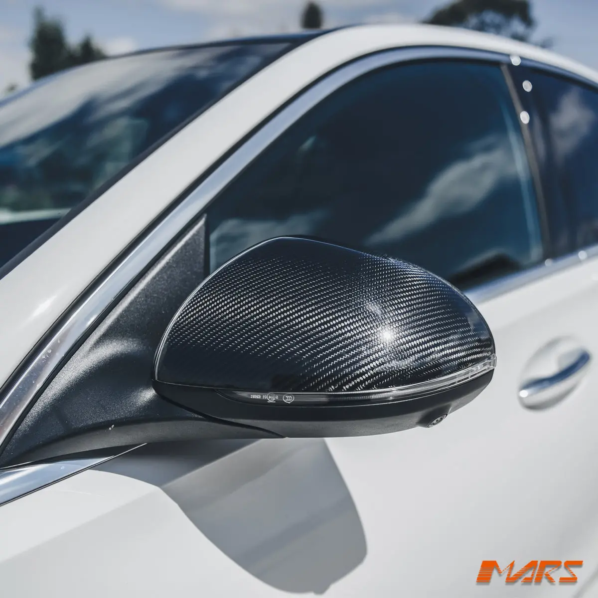 Flokraft Dry Carbon Fibre Replacement Mirror Case Cover Bodykit For Mercedes-Benz C-Class W206 & C43 Amg 2022-2025 1