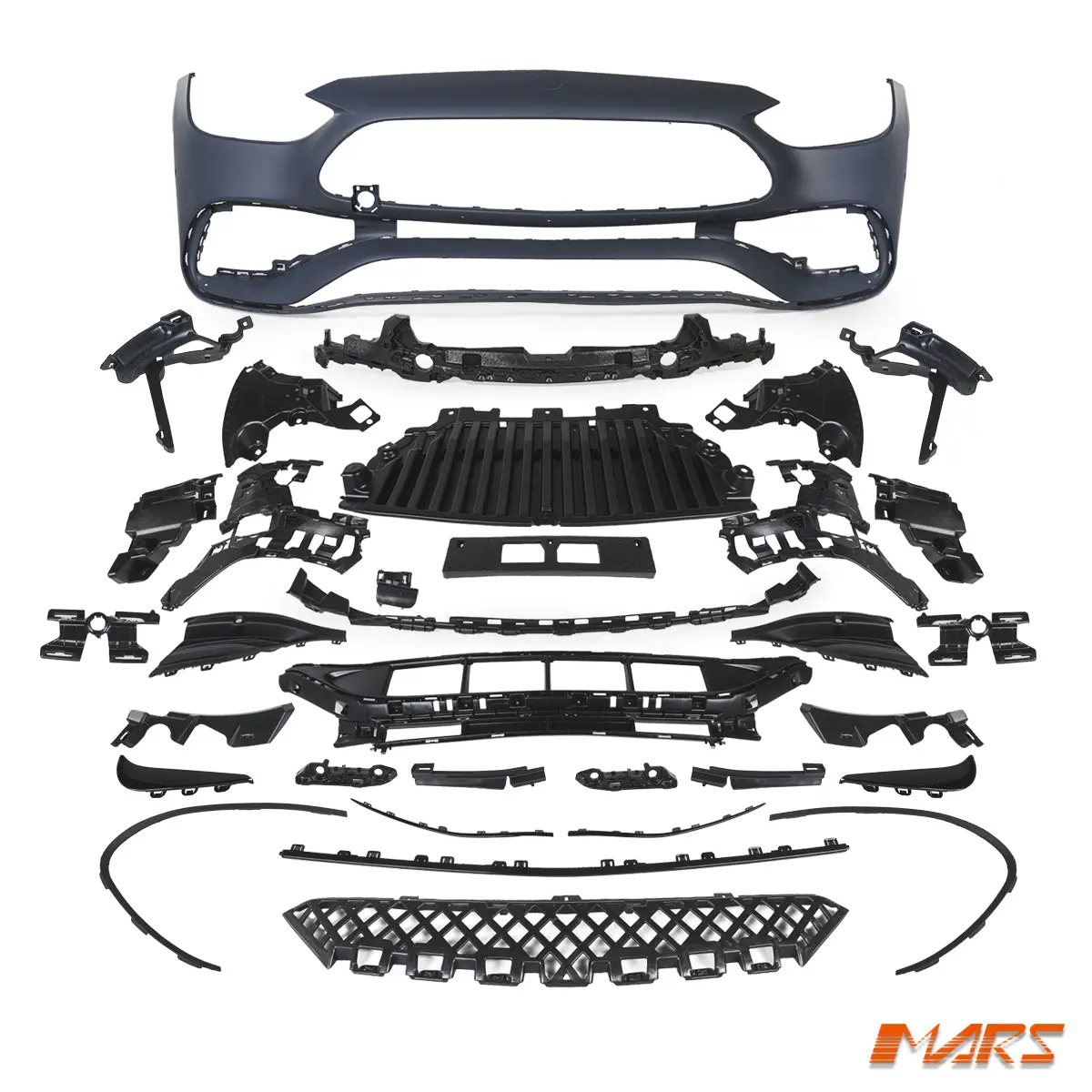Completed Oe Style Front Bumper Bar For Mercedes-Benz C-Class W206 C200 C300 C350e & C43 Amg 2022+ 1