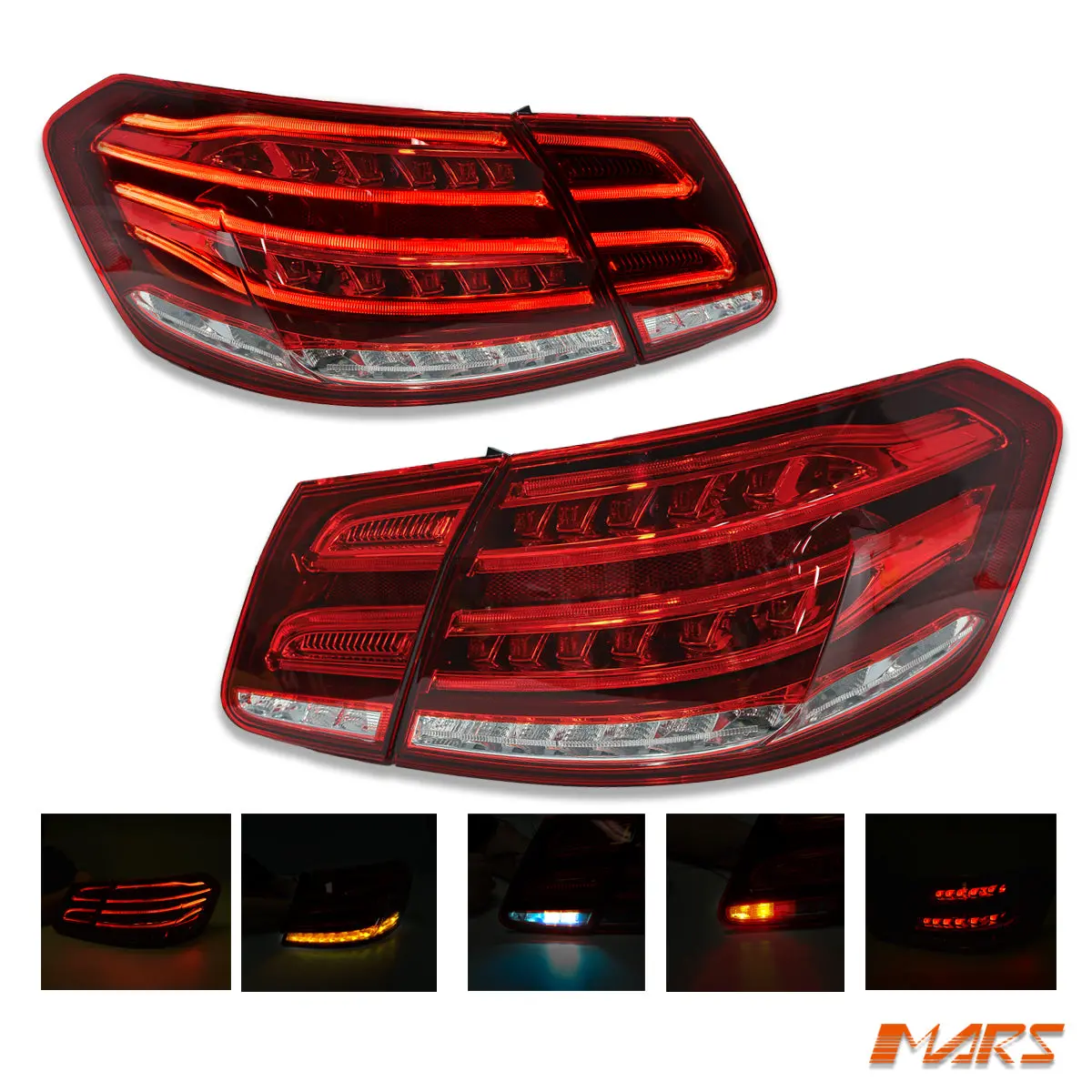 E63s Amg Facelift Style Full Led Tail Lights For Mercedes-Benz E Class W212 Sedan 2009-2013 1