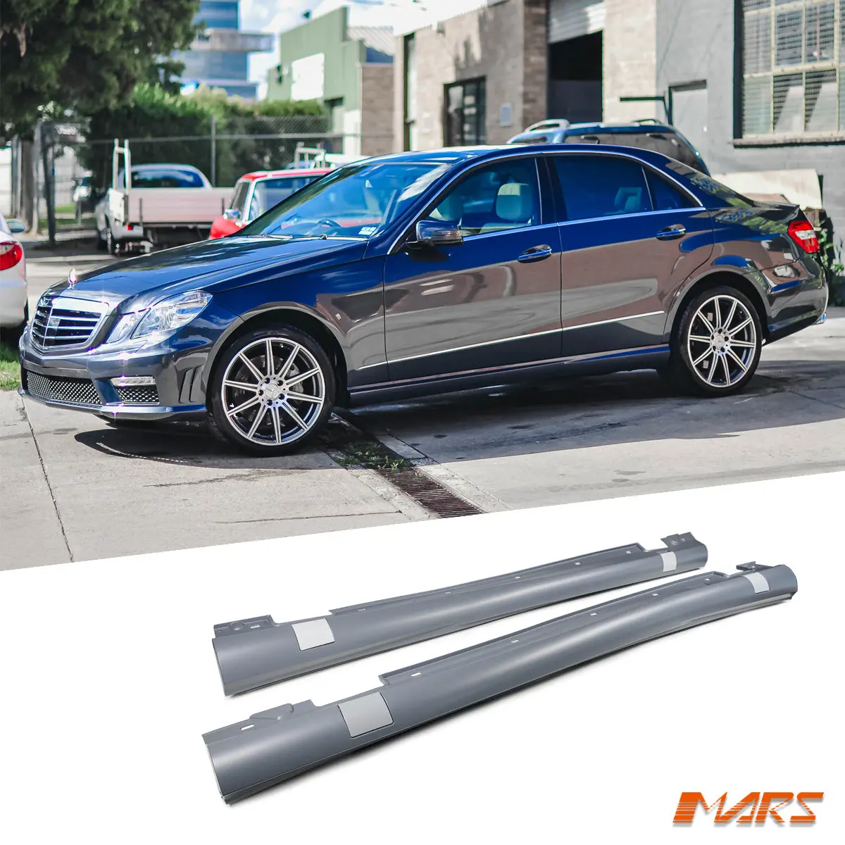 Amg Sport Pack Style Side Skirts For Mercedes-Benz E-Class Sedan W212 & E63 2009-2013 1
