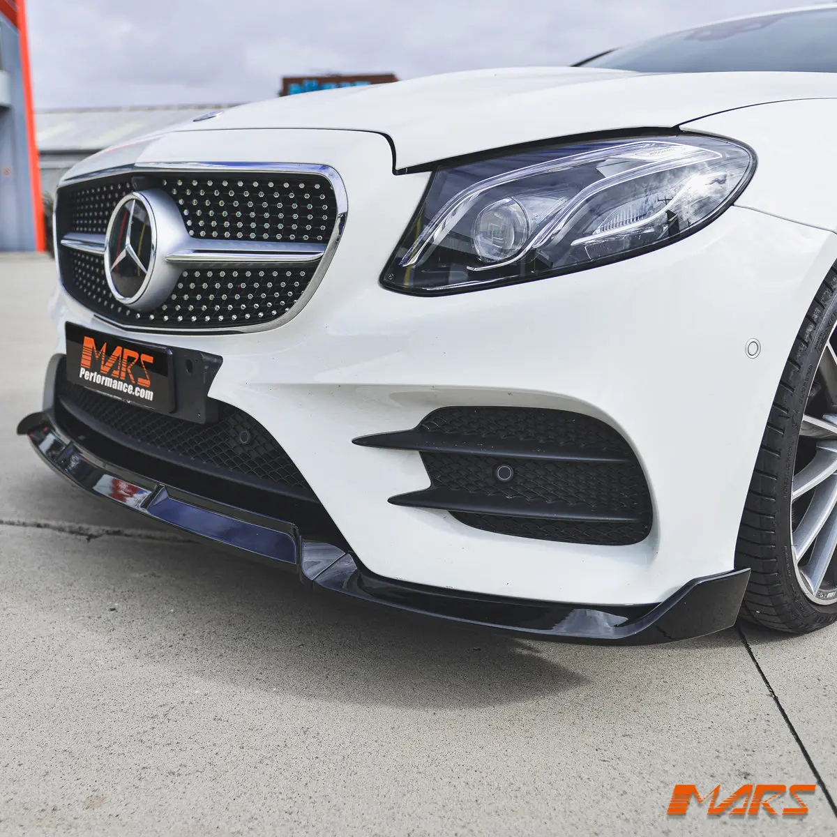 Brabus Style Front Bumper Bar Lip Spoiler Bodykit For Mercedes-Benz E-Class W213 & C238 Amg Pack & E43 E53 2016-2020 Pre Update 1