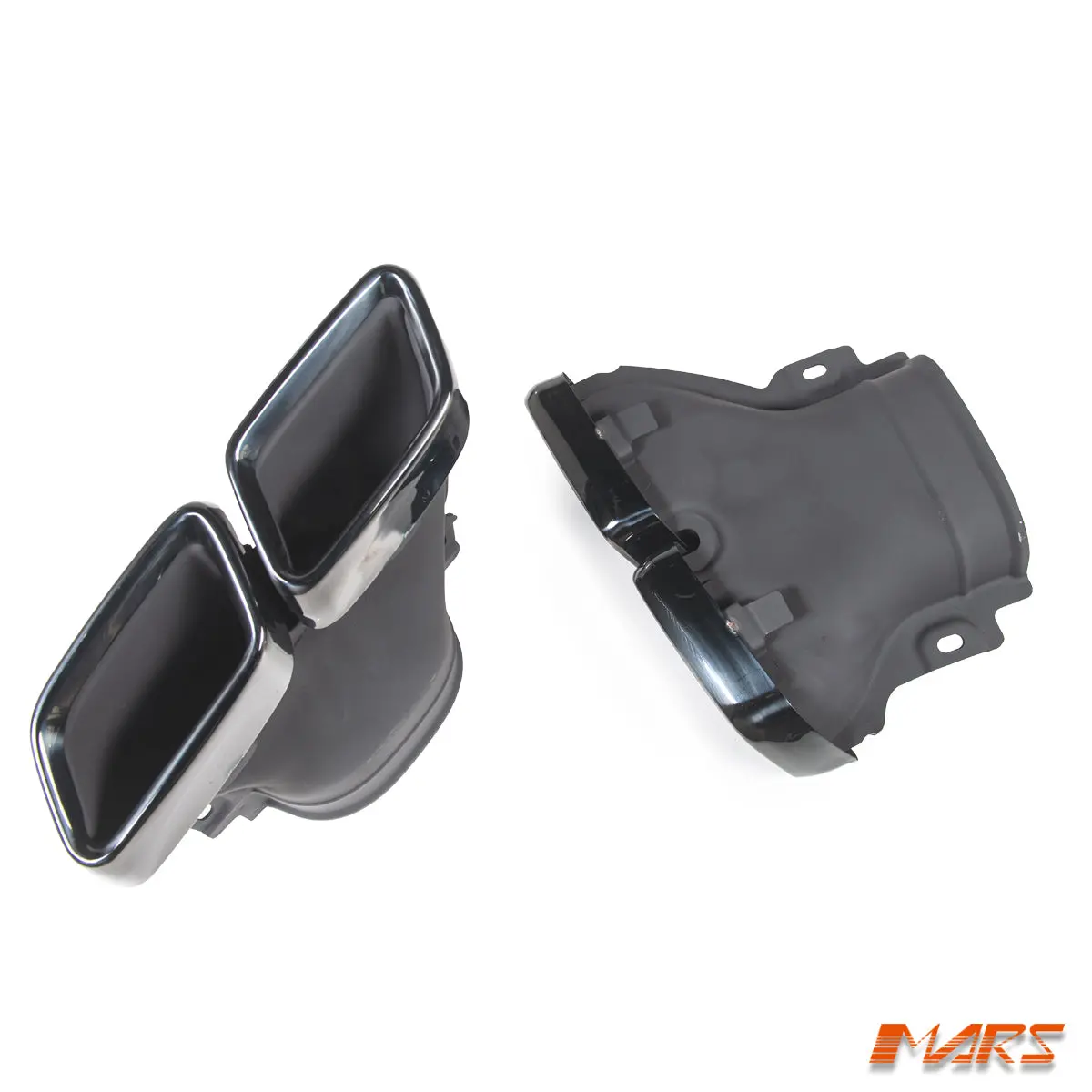 Black Amg Style Exhaust Muffler Tips For Mercedes-Benz Pre Update X253 C253 Glc63 & W213 E63 Pre Update 1