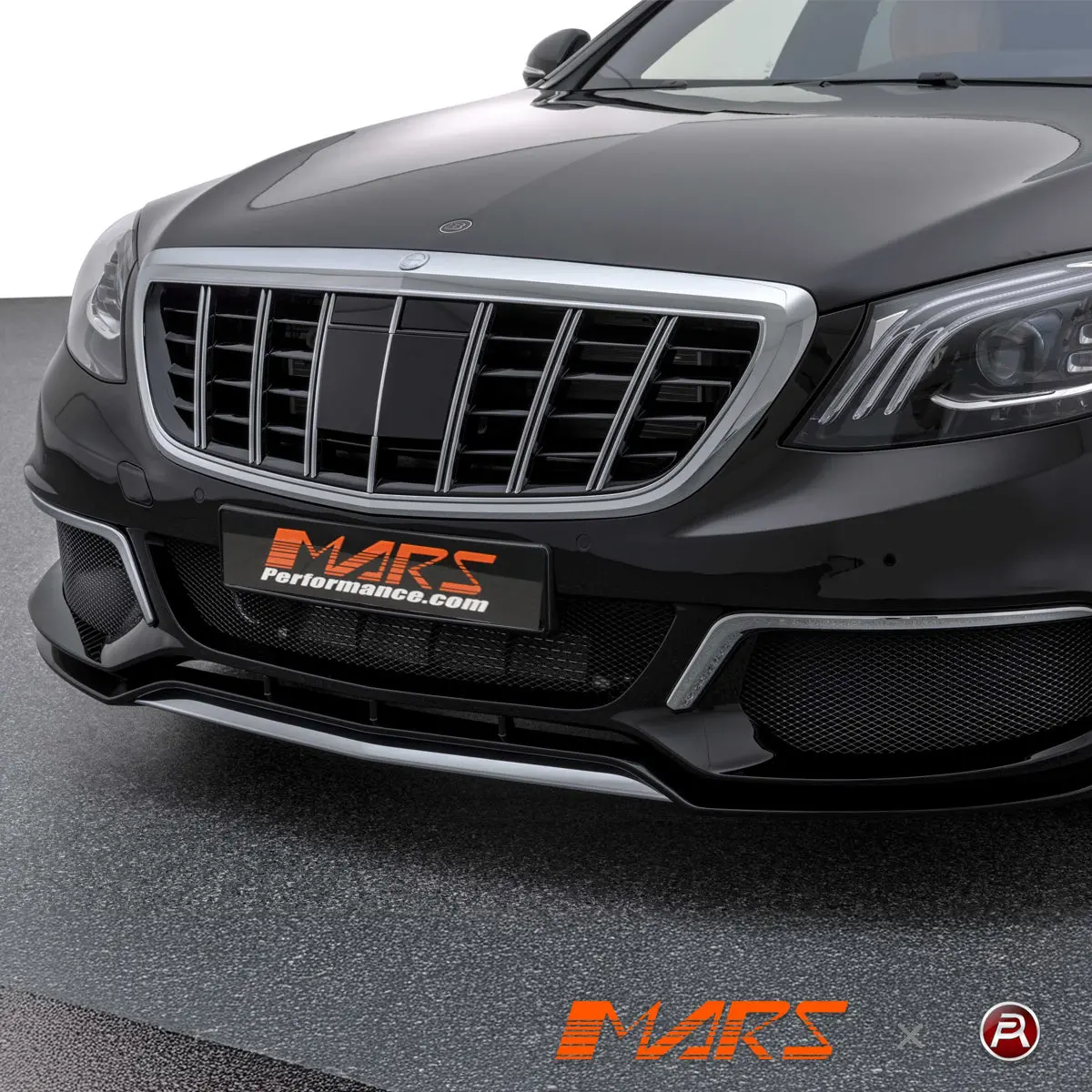 Brabus Style Front Bumper Bar Grill Grille Bodykit For Mercedes-Benz W222 S-Class 2013-2020 & S63 S65 Amg 1