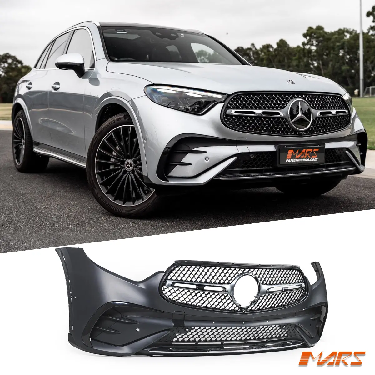 Completed Oe Style Front Bumper Bar For Mercedes-Benz Glc-Class X254 Hatch/ C254 Coupe 2023-2026 1