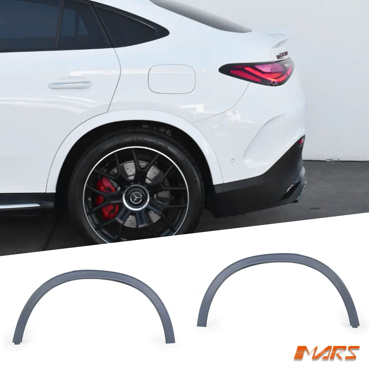 Rear Wheel Arch Fender Guard Trims For Mercedes-Benz Glc-Class X254 Hatch C254 Coupe 2023-2026 & Glc43 Glc63 Amg 1
