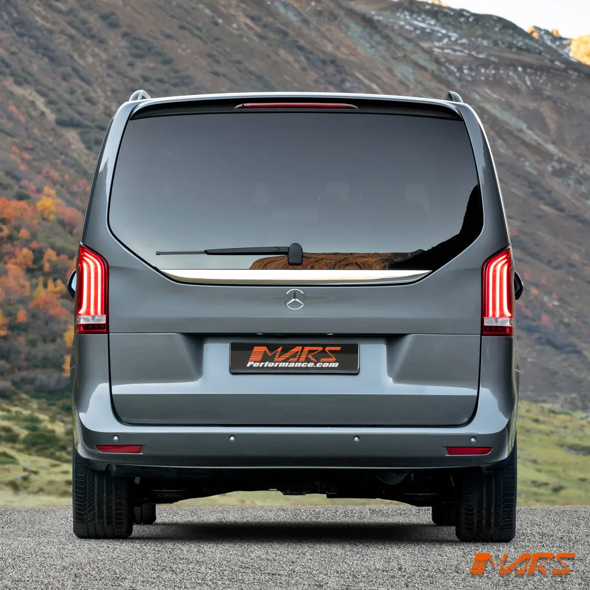 Clear Red Led Tail Lights With Sequential Indicator For Mercedes-Benz W447 Van V-Class Vito Valente 2015-2024 2
