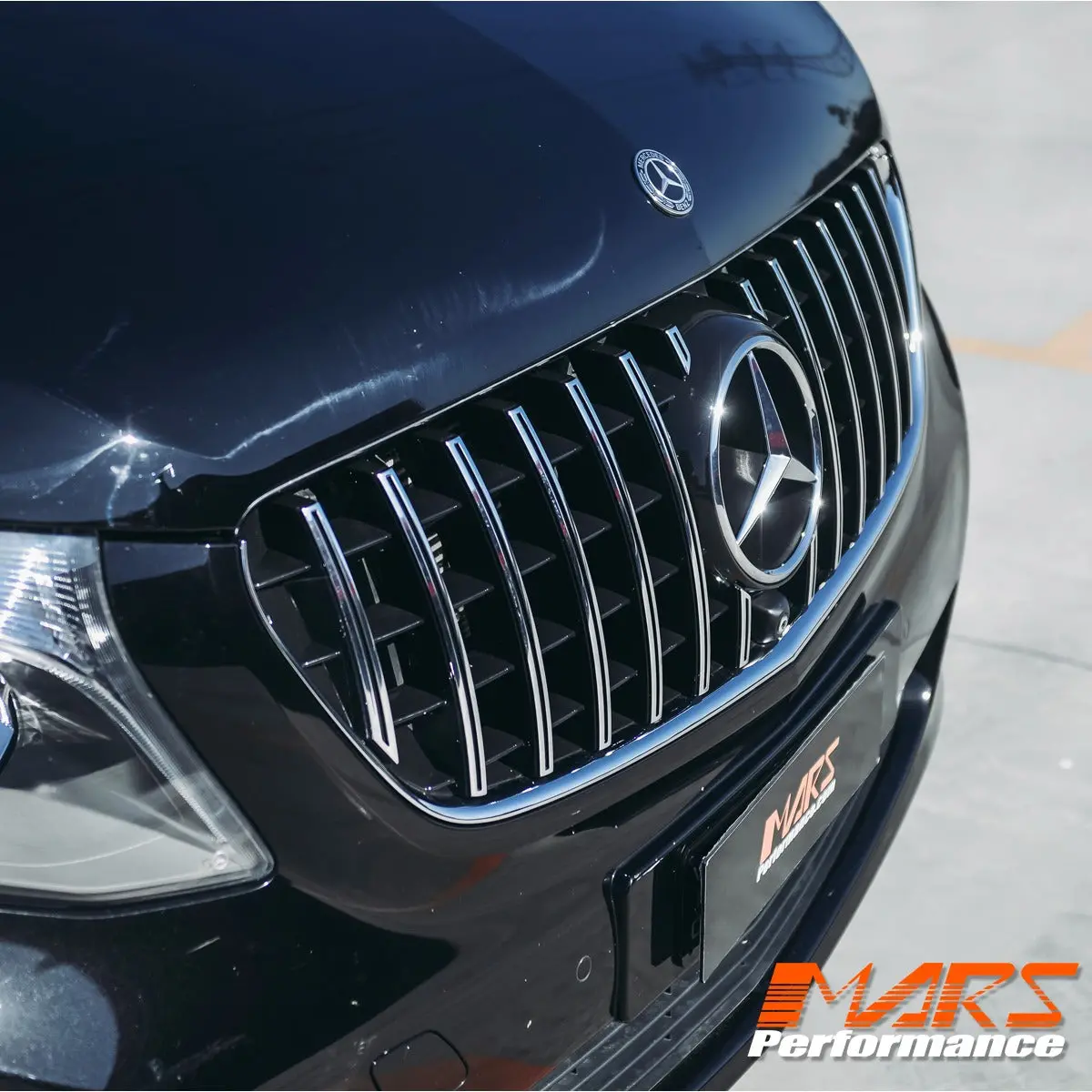 Amg Panamericana Style Front Bumper Bar Grill Grille Bodykit For Mercedes-Benz W447 V-Class V220 V250 2015-2020 1