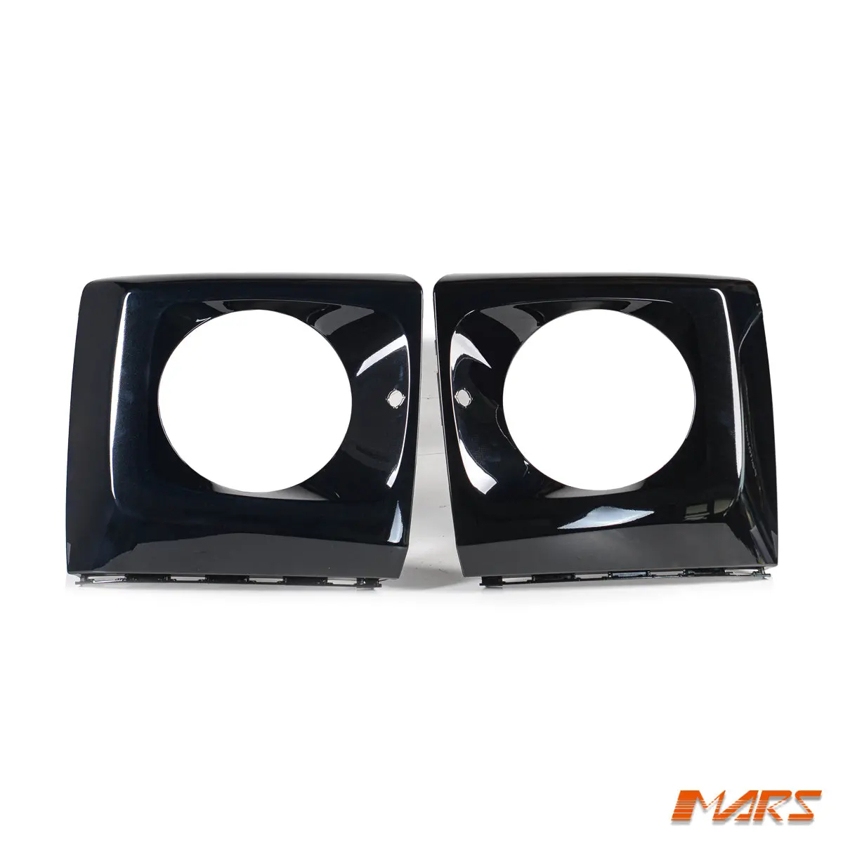 Gloss Black Front Head Lights Covers Bodykit For Mercedes-Benz G-Class W465 W464 W463a & G63 Amg 2019+ 1