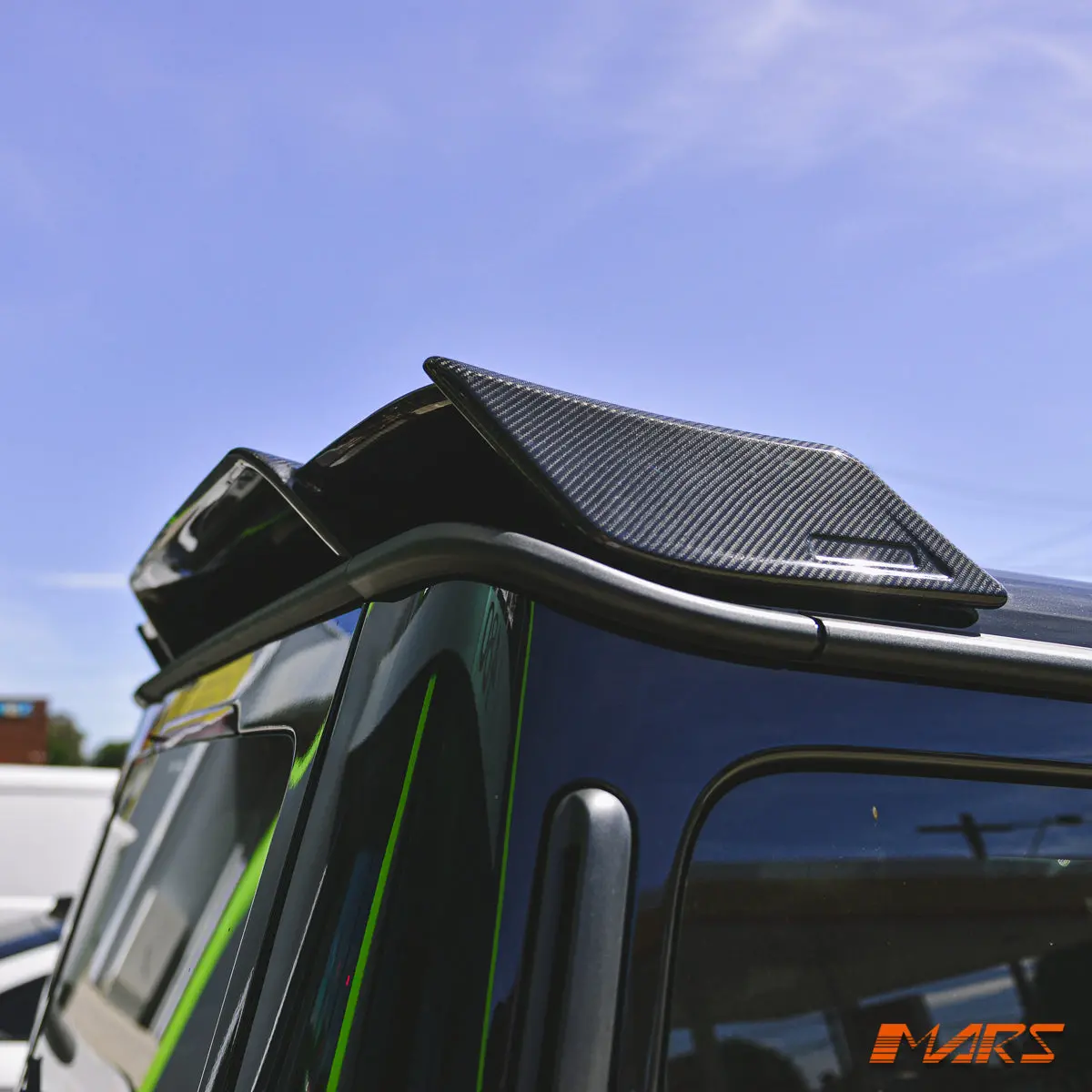 Brabus Widestar Style Carbon Fibre Rear Roof Spoiler Wing Bodykit For Mercedes-Benz G-Glass W464 W463a & G63 Amg 1