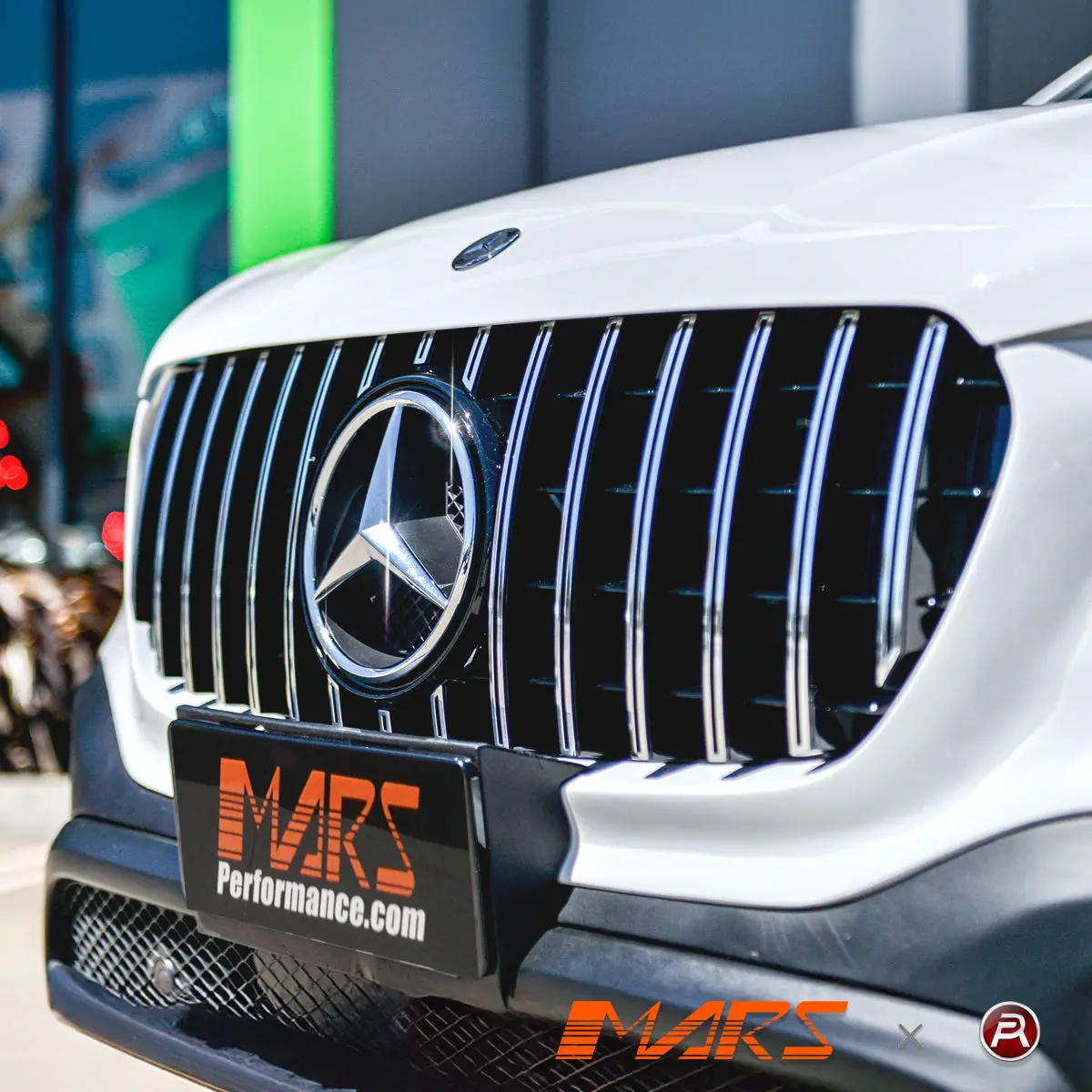 Chrome Black Panamericana Front Bumper Bar Grille Grill Bodykit For Mercedes-Benz X-Class Pick Up Ute W470 2017-2021 1
