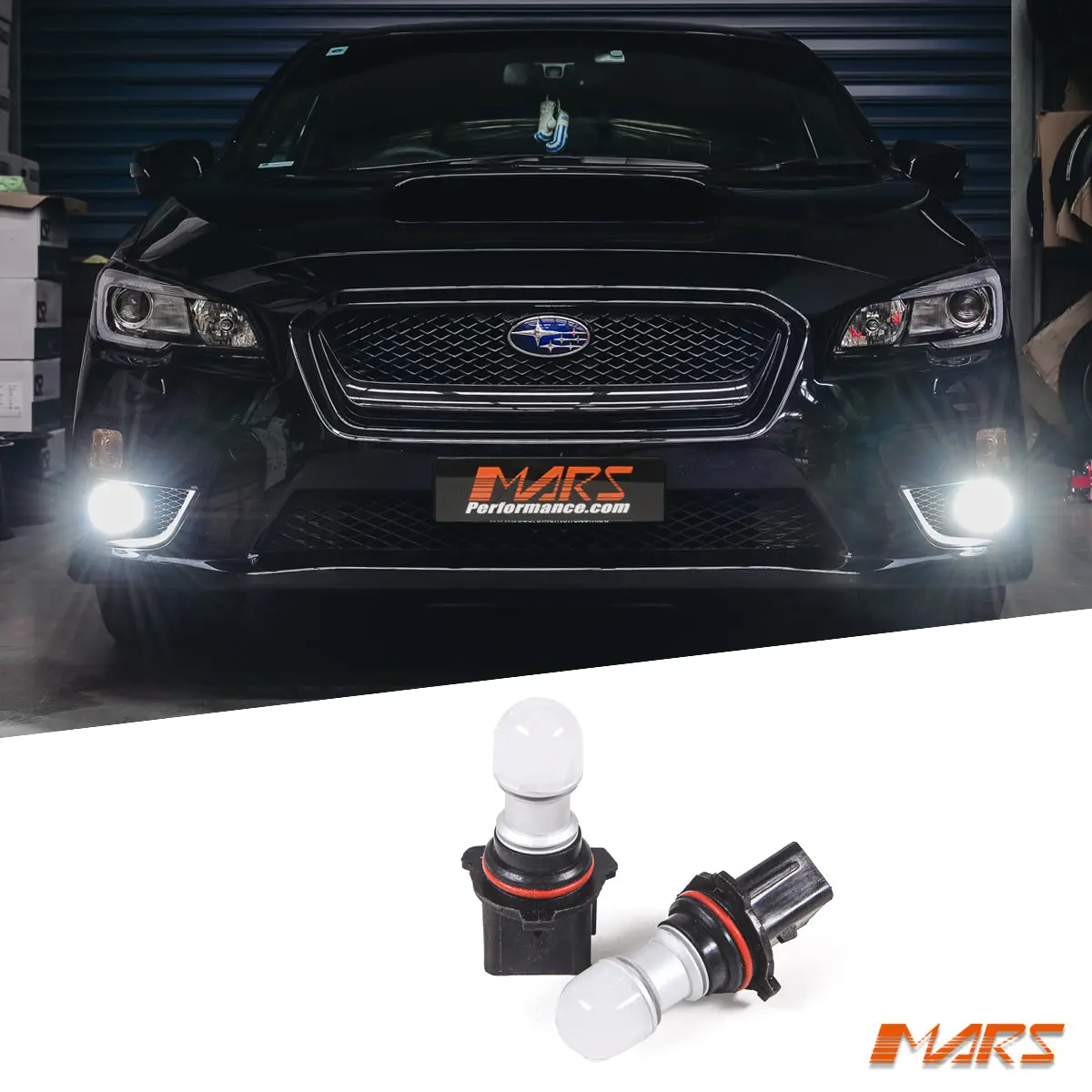 2X Mars Performance 3D Led Smd White Drl Fog Light Bulbs For Subaru Wrx Sti Va 14-21 1