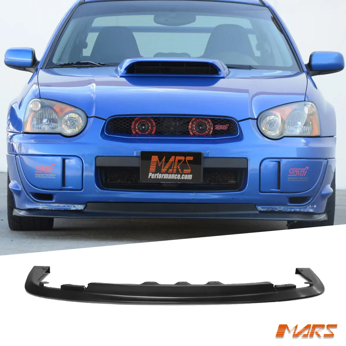 Front Bumper Bar Lip Spoiler Bodykit For Subaru Blobeye Impreza Wrx Sti 2003-2005 1