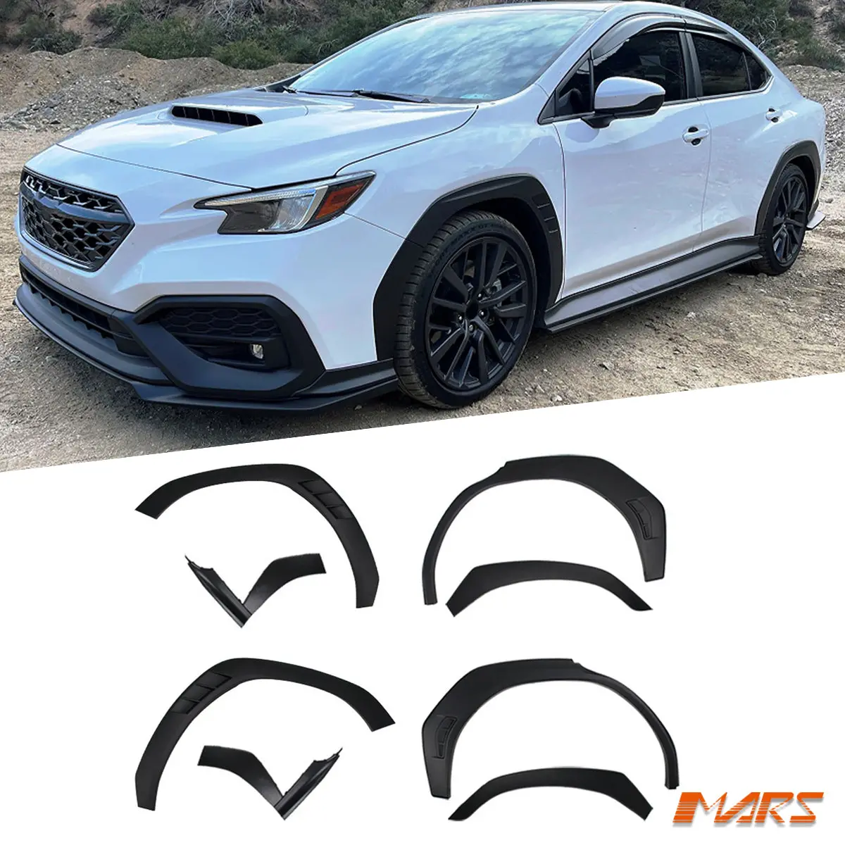 Afd S-Spec (Unpainted) Fender Flares Bodykit (+10Mm) For Subaru Wrx Vb 2022+ 1