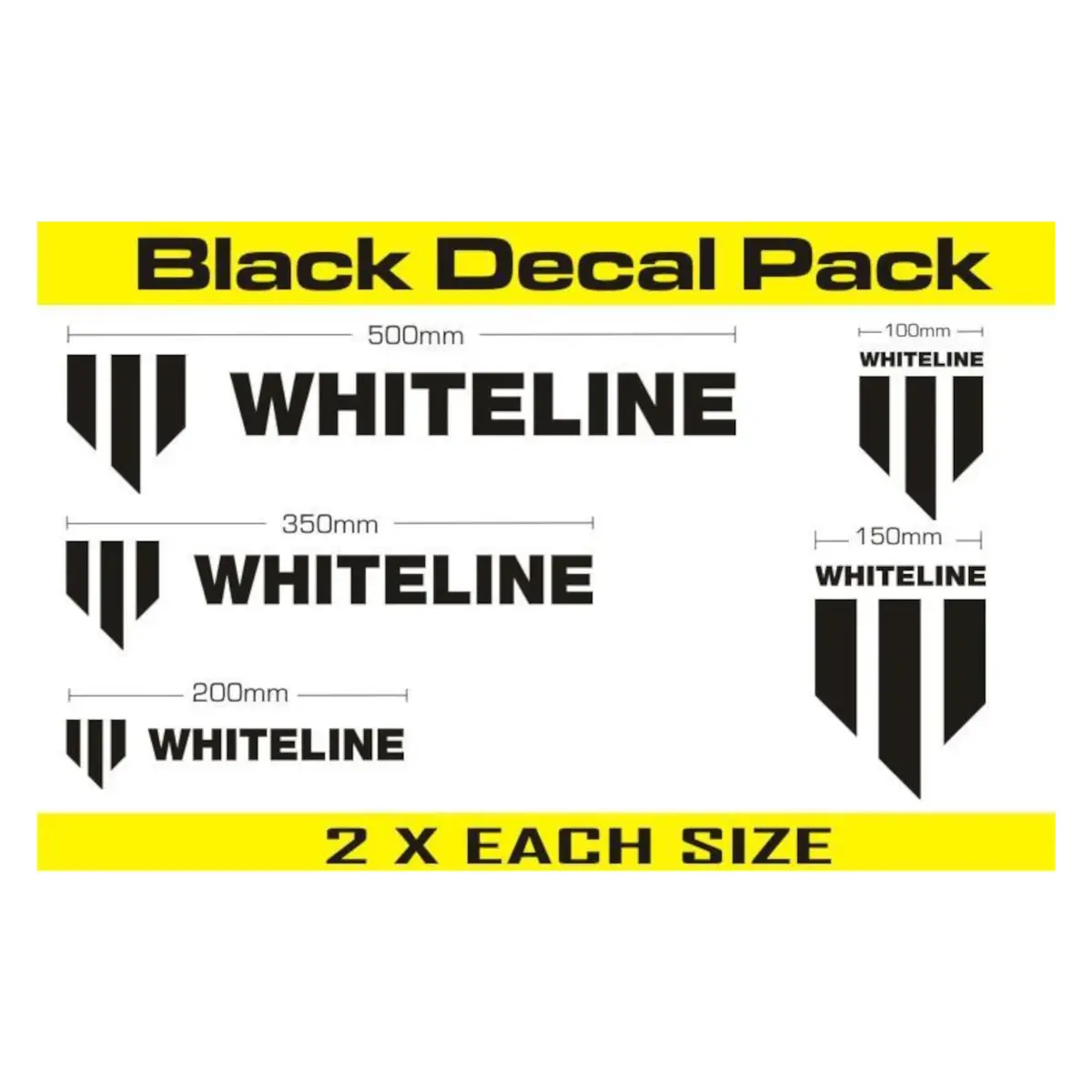 Whiteline Logo Decal Kits 1