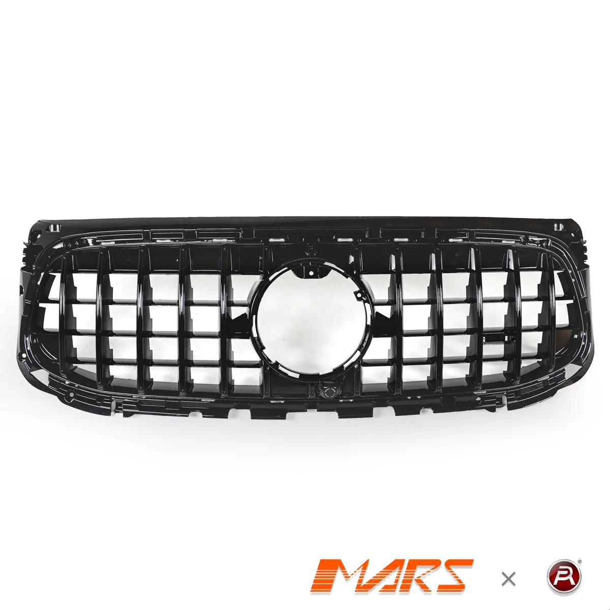 Black Panamericana Front Bumper Bar Grille Grill Bodykit For Mercedes-Benz Glb-Class X247 & Glb35 Amg (2023-2025) 1