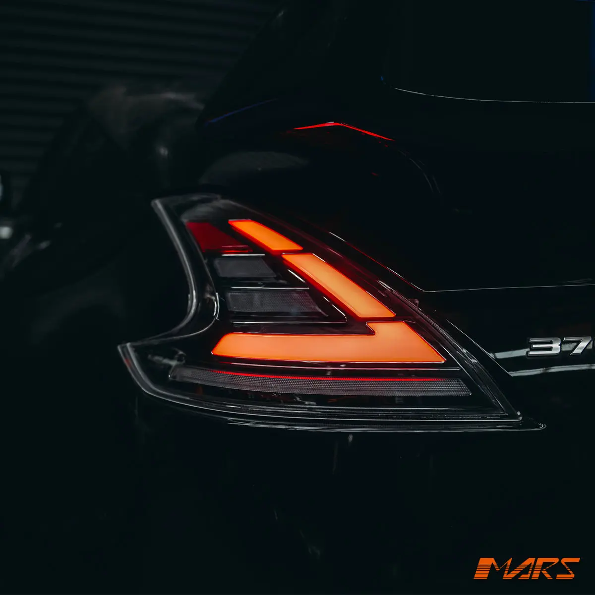 Jdm Black Full Led Tail Lights With Sequential Indicator For Nissan Z34 370Z 2008-2021 1