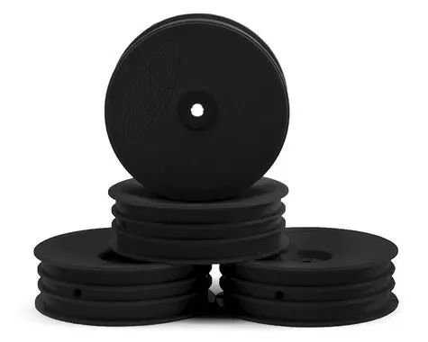 De Racing Der-Sb4-Sab Speedline Slim 2.2 2Wd Buggy Front Wheel (Black) (4) (B6/Rb6) W/12Mm Hex 1