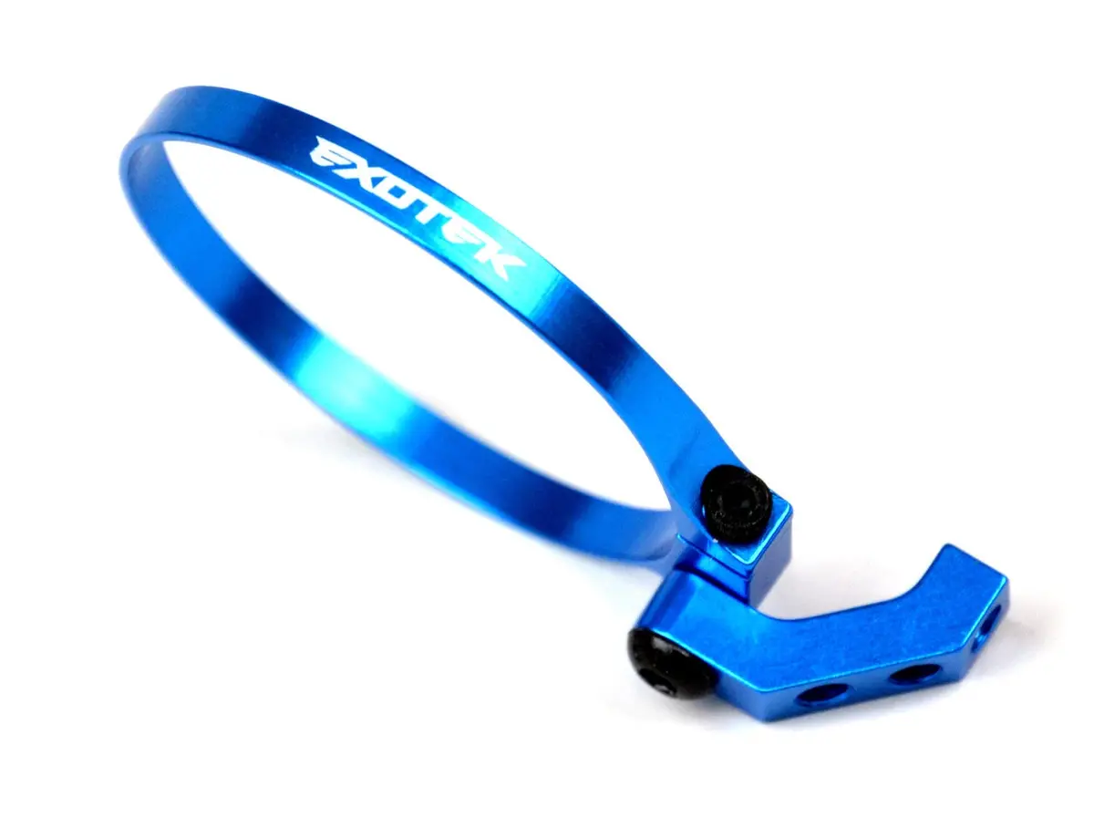 Exotek Racing 1718Blu Angled Clamp On Fan Mount (Blue) 1